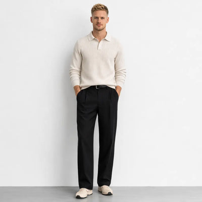 THE CARTER V-NECK POLO MORANOD