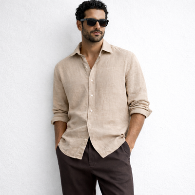 THE GRANT LINEN SHIRT MORANOD
