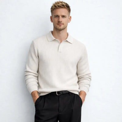 THE CARTER V-NECK POLO MORANOD