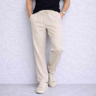 THE GRANT LINEN TROUSERS MORANOD