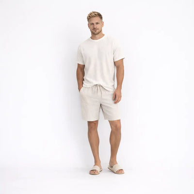 THE LOGAN LINEN SHORTS MORANOD