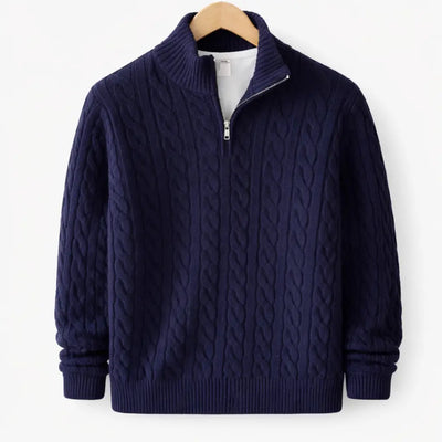 THE HUDSON CABLE SWEATER MORANOD