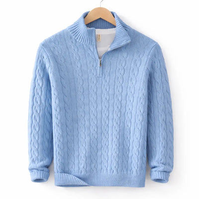 THE HUDSON CABLE SWEATER MORANOD