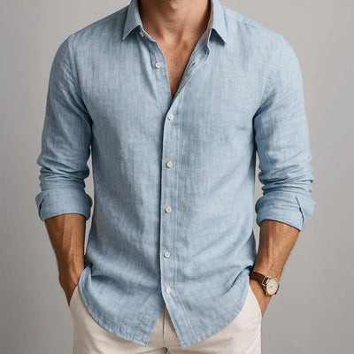 THE AMALFI LINEN SHIRT MORANOD