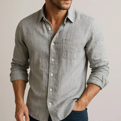 THE AMALFI LINEN SHIRT MORANOD