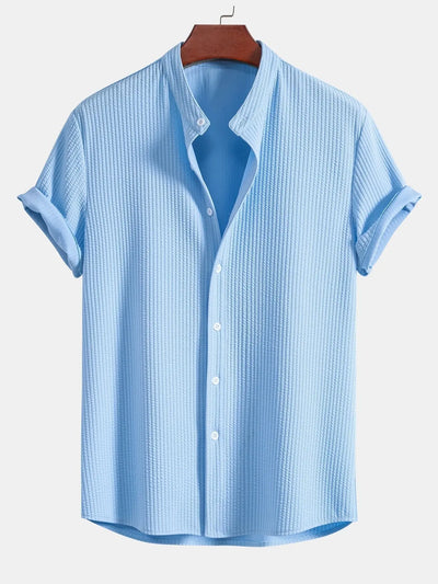THE PORTO CERVO TEXTURED SHIRT MORANOD